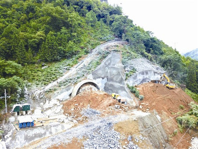 G3W德上高速池州段建設正酣 為皖南旅游開發提供支撐