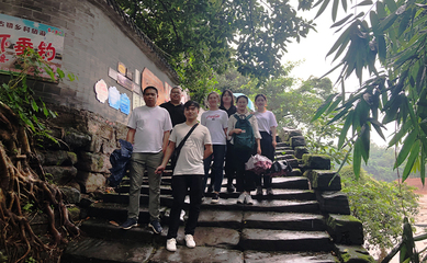愿景文旅實地踏勘自貢仙市古鎮旅游開發項目